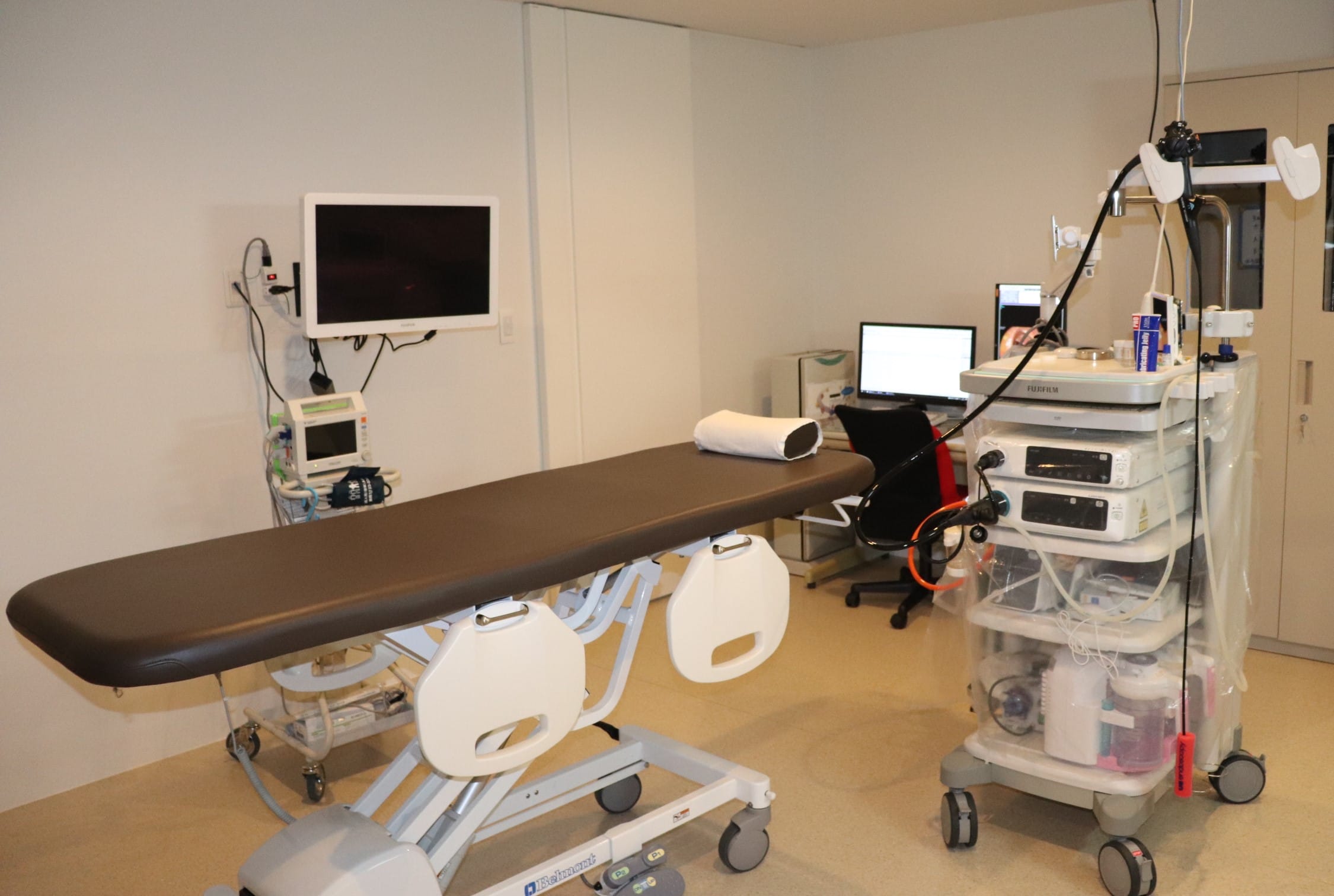 横須賀の石橋クリニックにおける胃カメラ検査室の画像