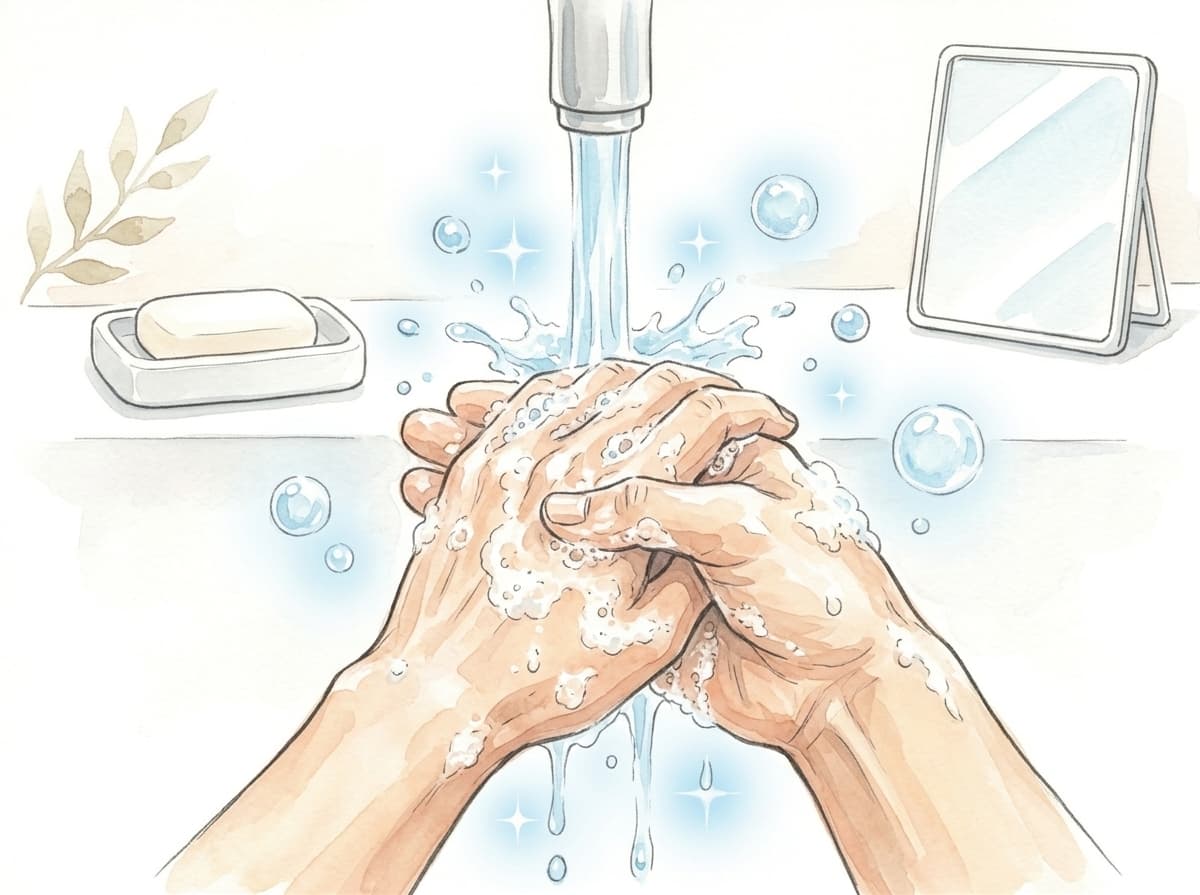 ウイルス性胃腸炎の手洗いの重要性