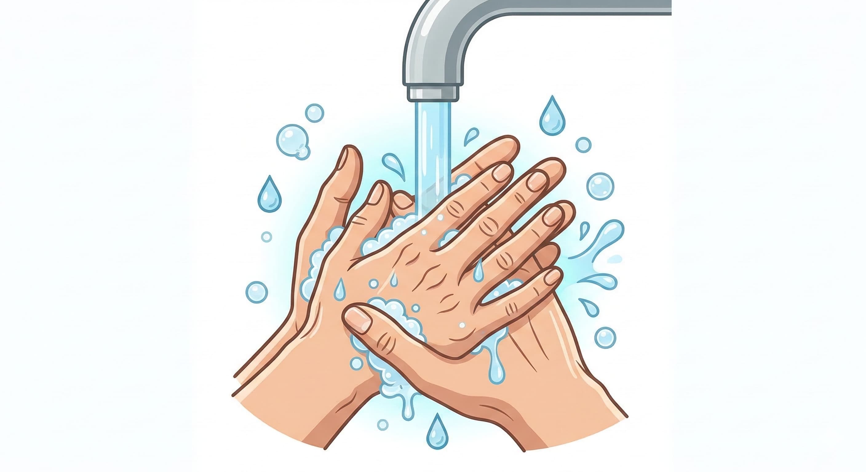 ウイルス性胃腸炎の手洗いの重要性